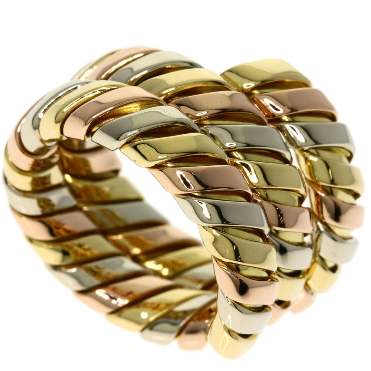 Ring 18K Tricolor Gold
