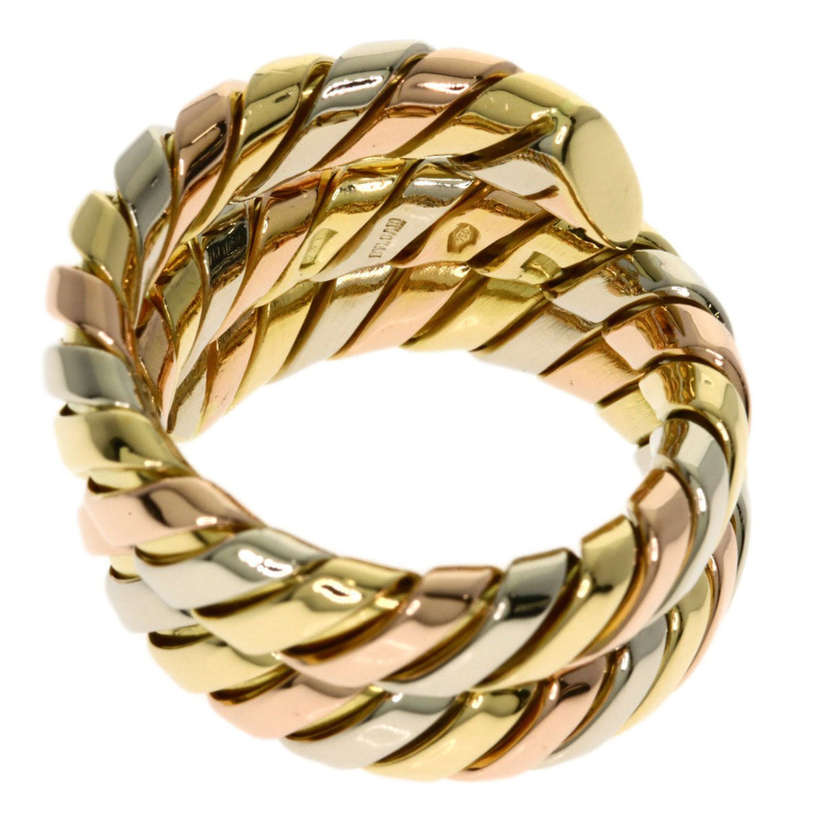 Ring 18K Tricolor Gold