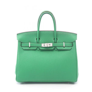 Hermes Birkin Handbag Green Togo with Palladium Hardware 25 - view 1
