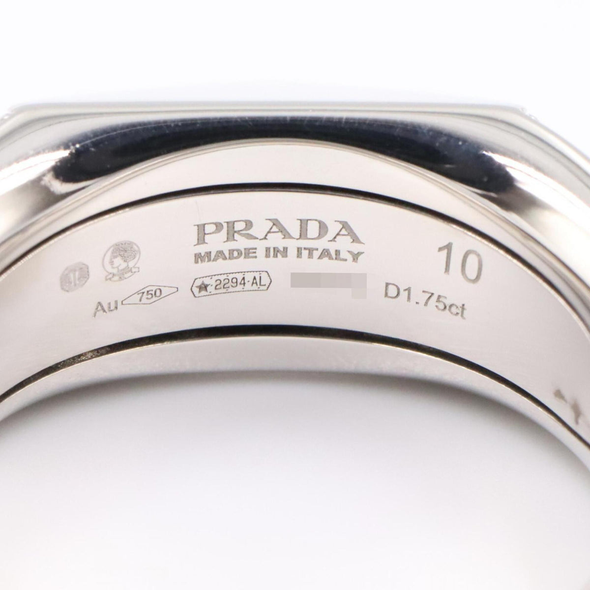 Signet Ring 18K White Gold