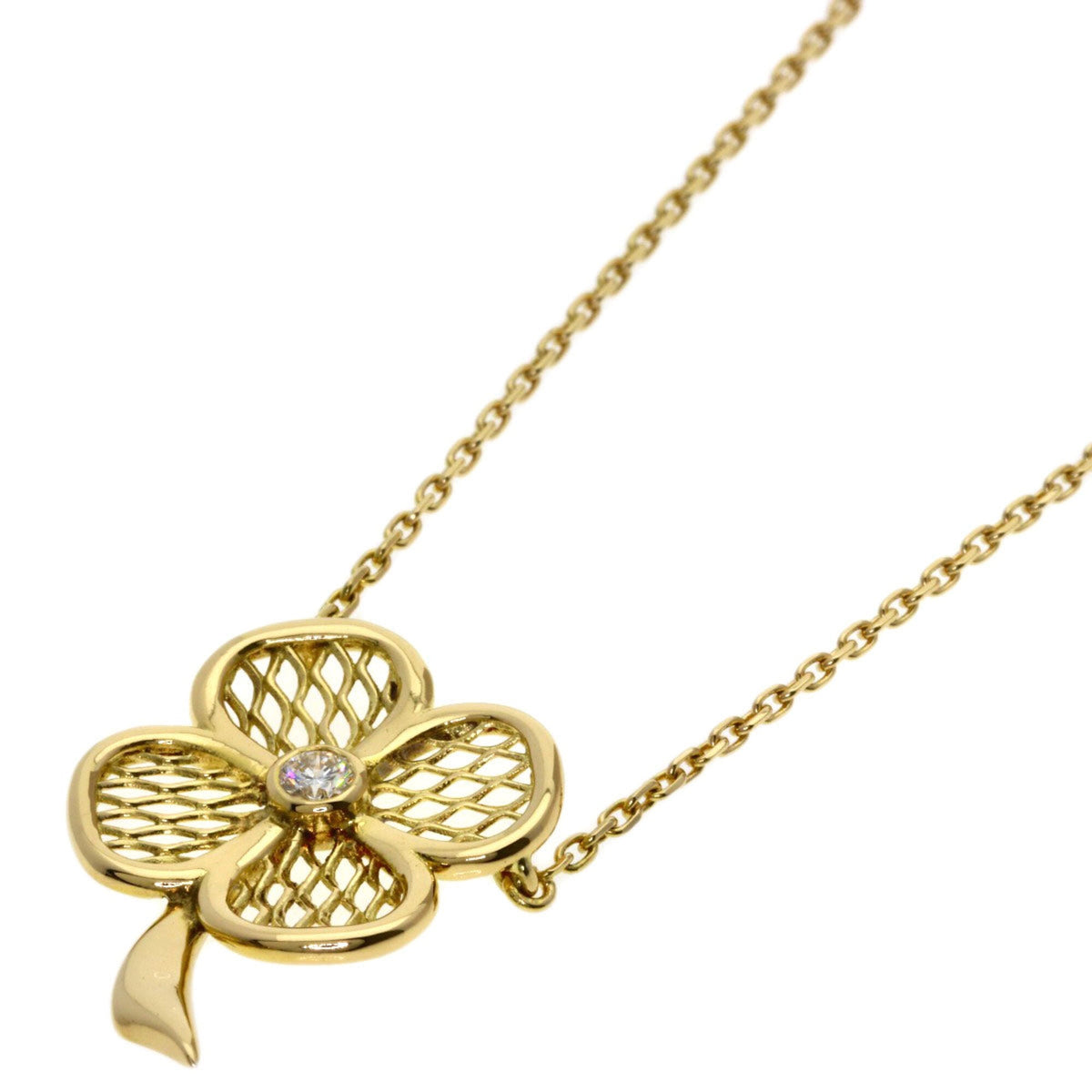 Van Cleef & Arpels Pendant Necklace 18K Yellow Gold with Diamond