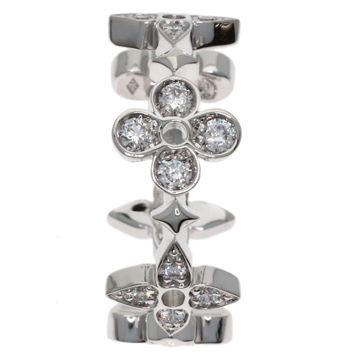 Louis Vuitton Band Ring 18K White Gold With Diamond – view 3