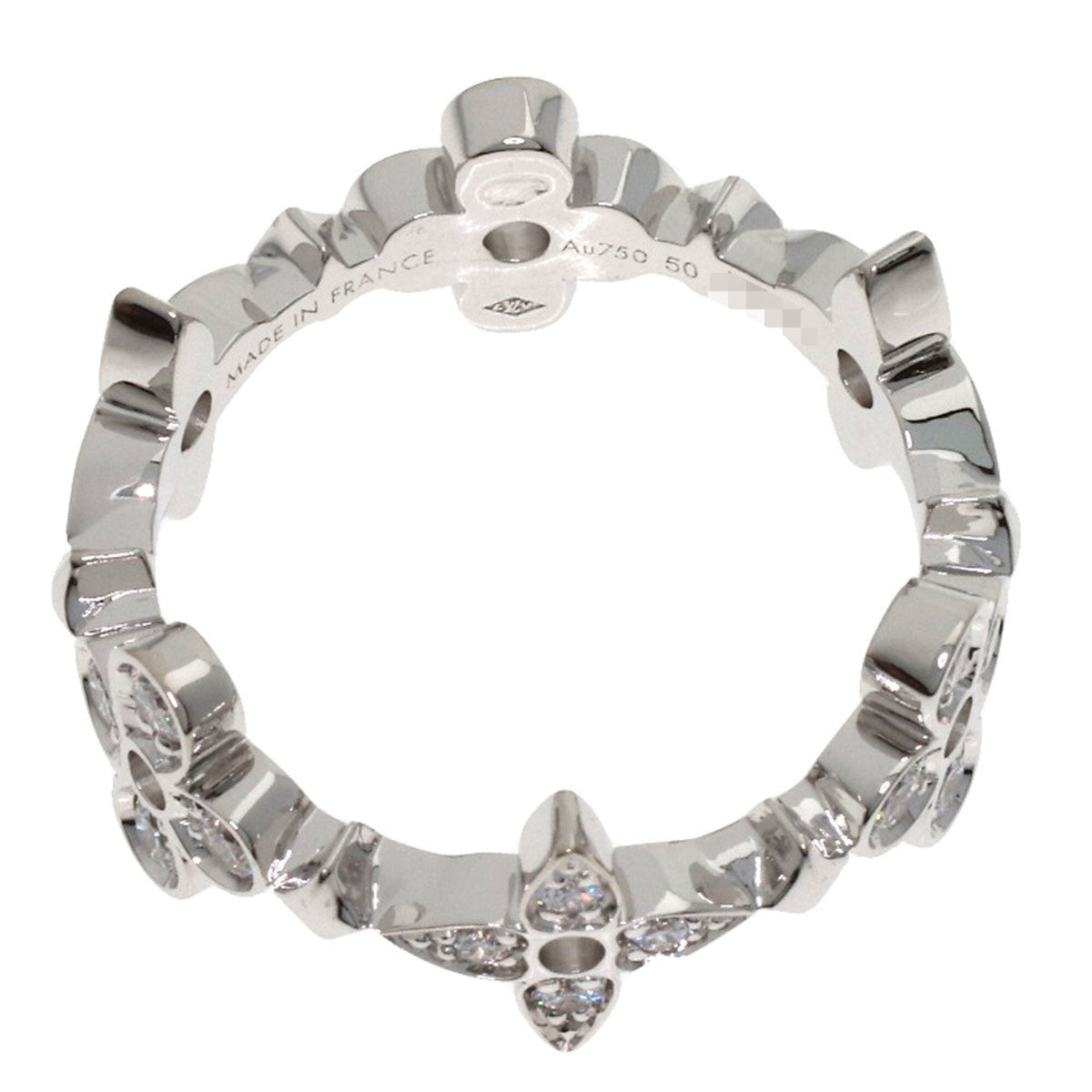 Louis Vuitton Band Ring 18K White Gold With Diamond – view 4