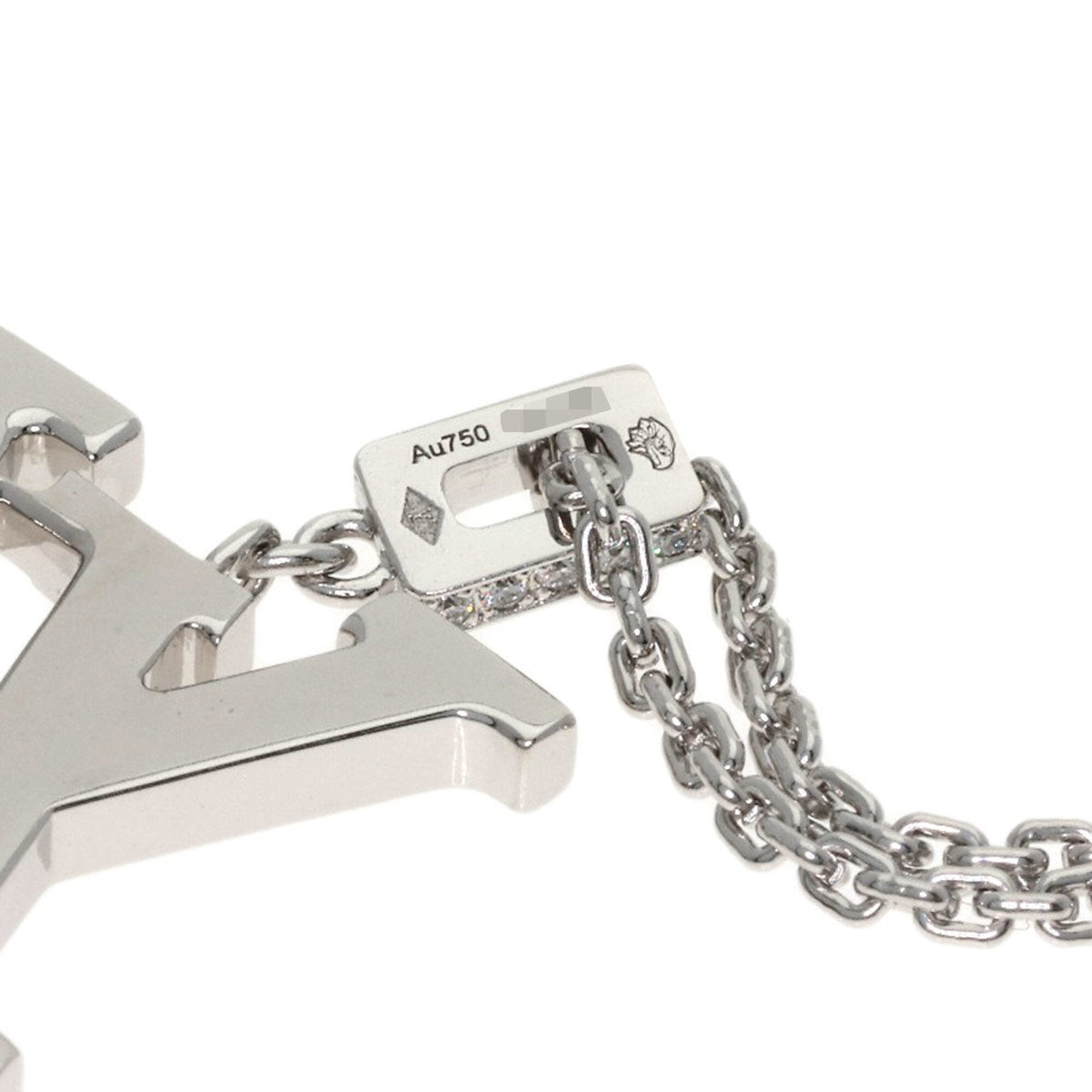 Pendant Necklace 18K White Gold with Diamond