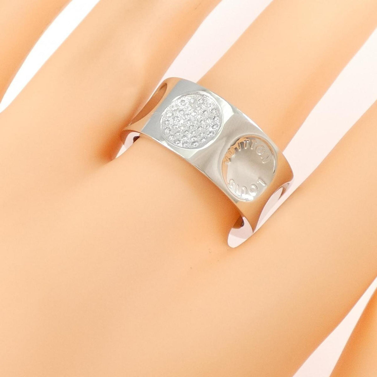 Petite Bague Empreinte Ring 18K White Gold