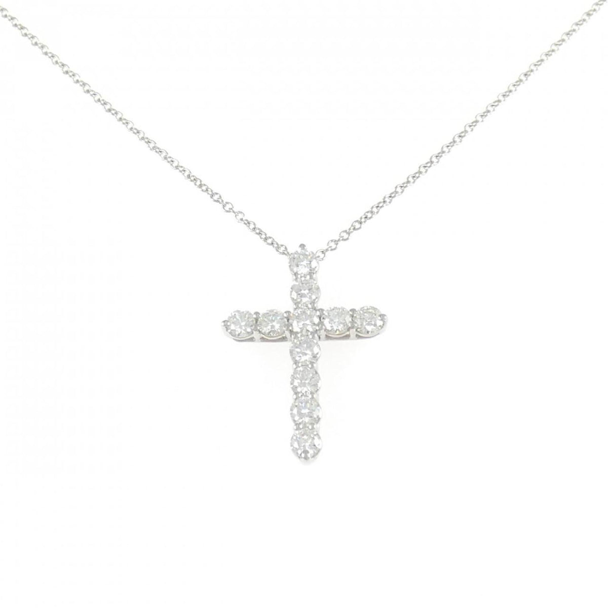 Pendant Necklace Platinum with Diamond Medium