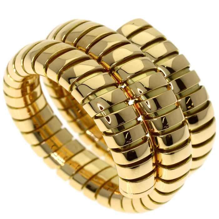 Bvlgari Tubogas One Band Ring 18K Yellow Gold