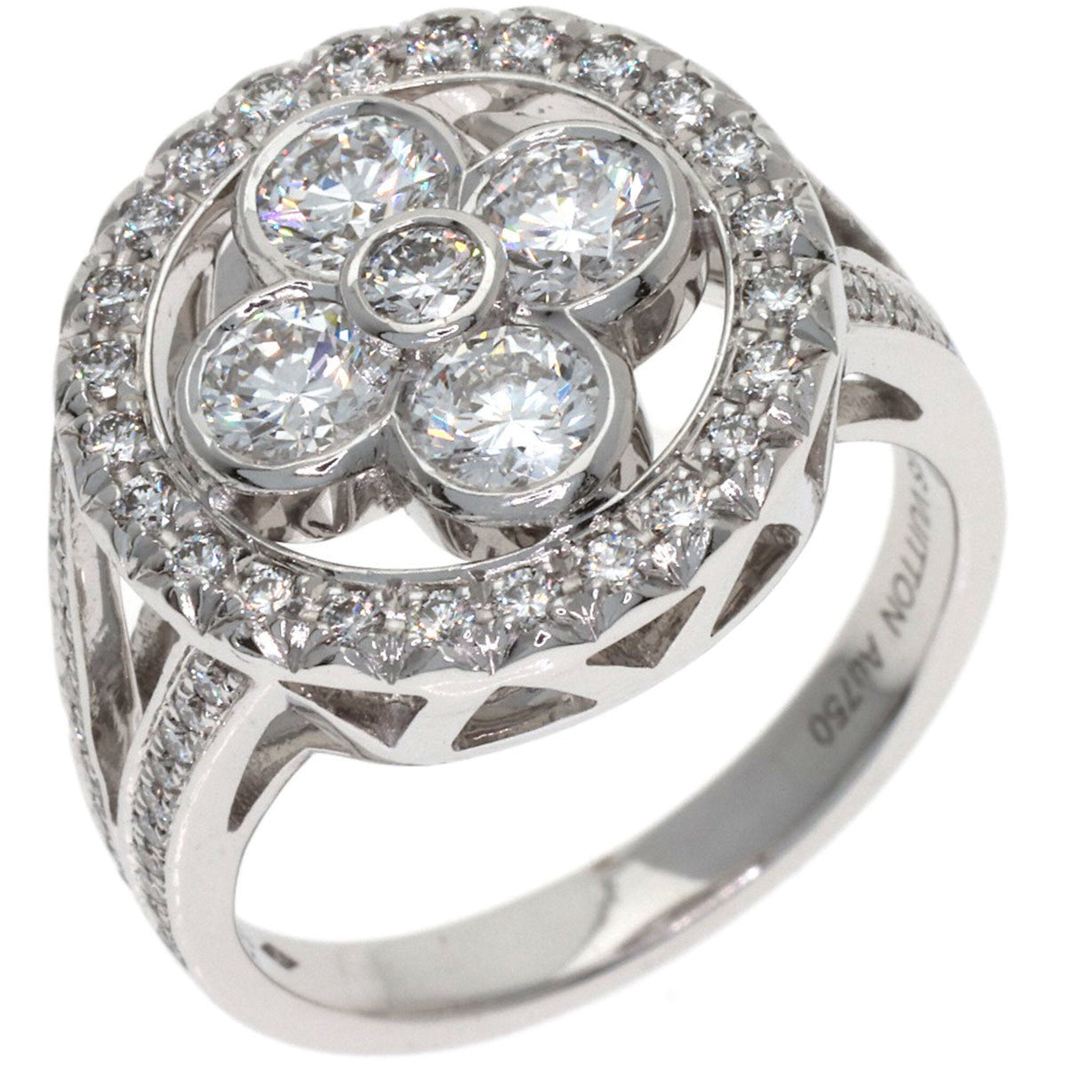 Louis Vuitton Blossom Ring 18K White Gold and Diamond – view 2