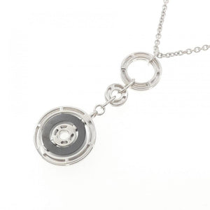 Bvlgari Pendant Necklace Ceramic and 18K White Gold - view 4