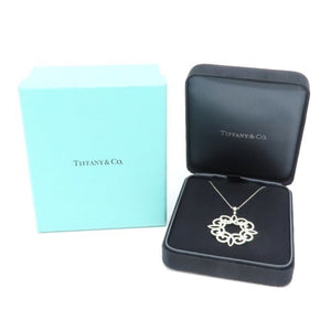 Tiffany & Co. Enchant Scroll Pendant Necklace Platinum with Diamond - view 6