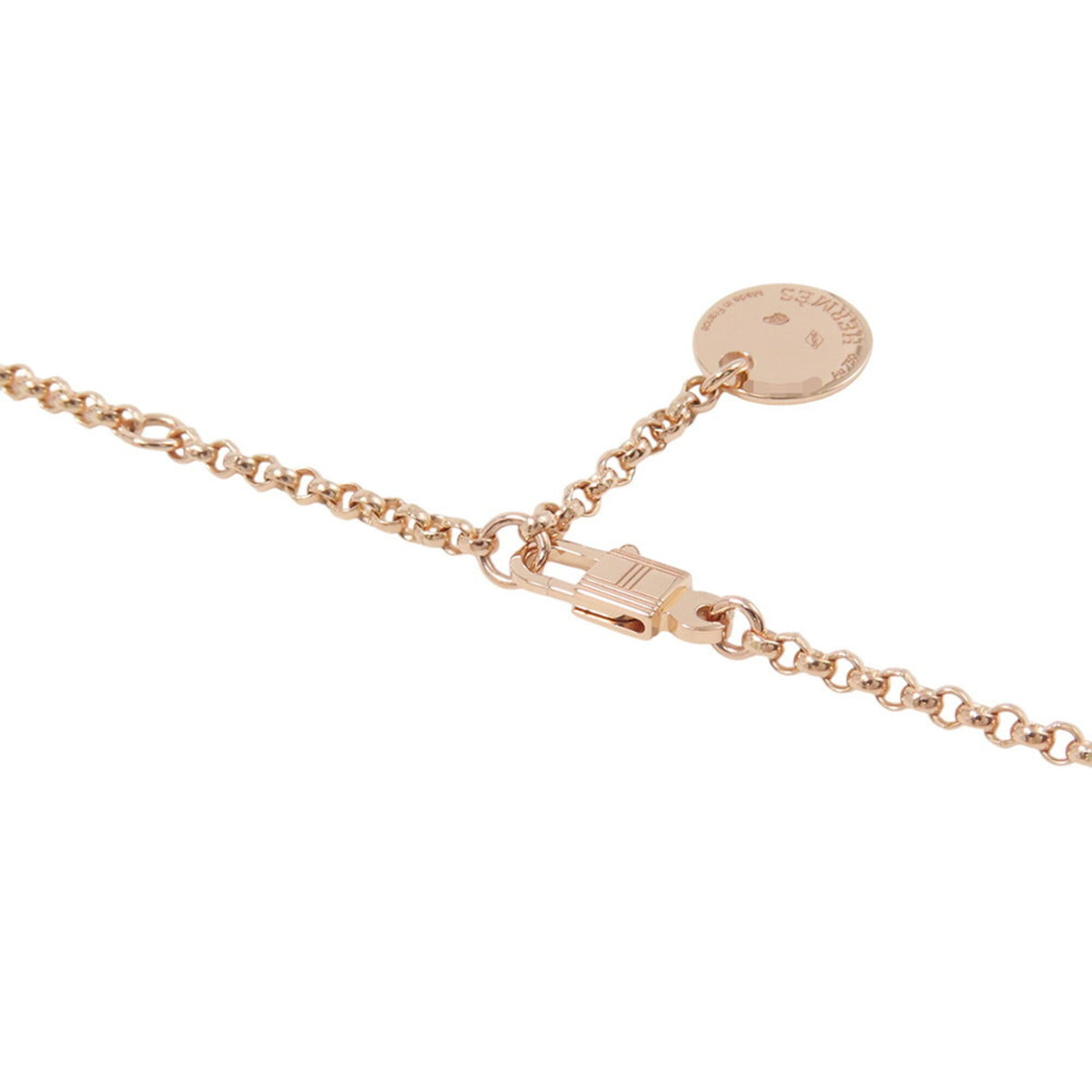 Kelly Clochette Pendant Necklace 18K Rose Gold Mini with Diamond