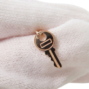 Hermes Kelly Clochette Pendant Necklace 18K Rose Gold Mini with Diamond - view 6