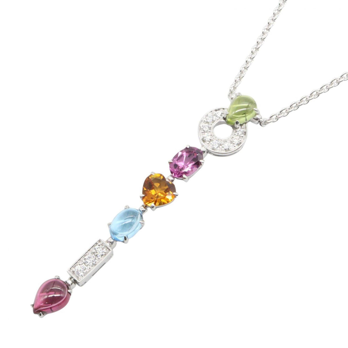 Pendant Necklace 18K White Gold