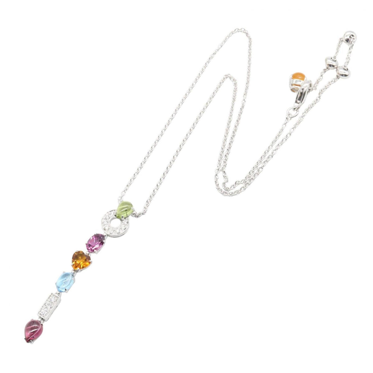 Pendant Necklace 18K White Gold
