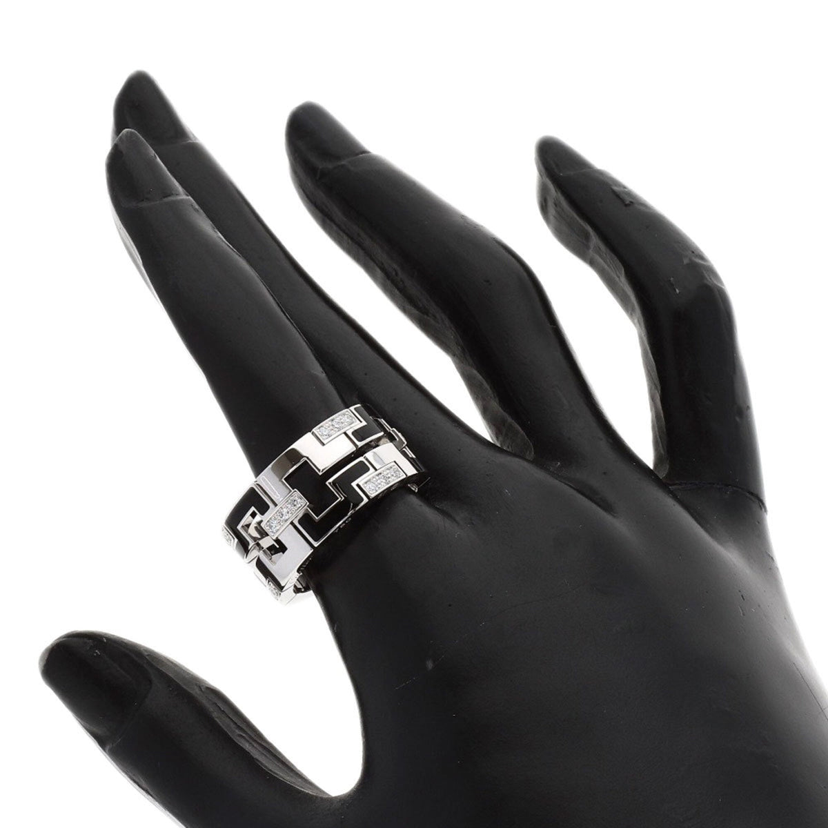 Cartier Dragon Padlock Ring 18K White Gold with Diamond – view 5