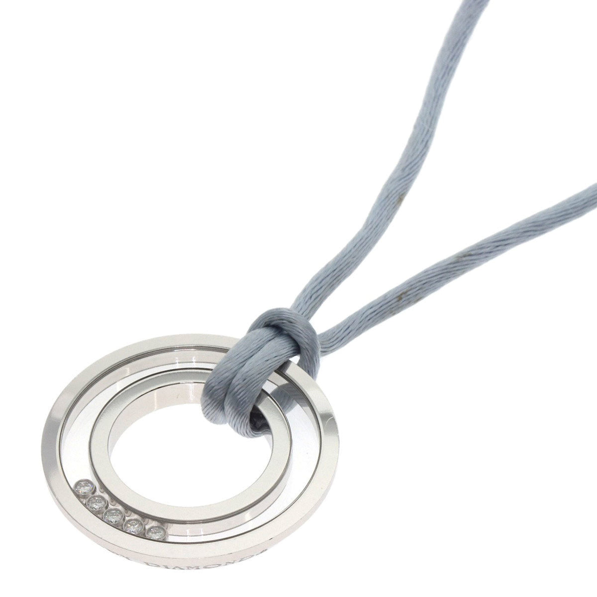 Pendant Necklace 18K White Gold with Diamond