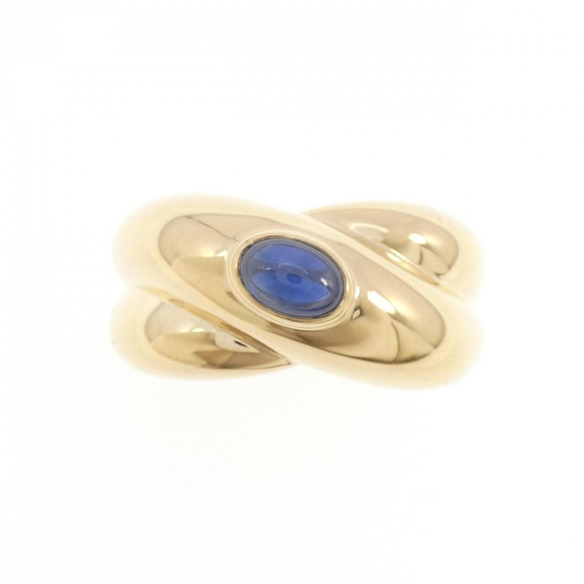 Cartier Colisée Ring 18K Yellow Gold with Sapphire – view 2
