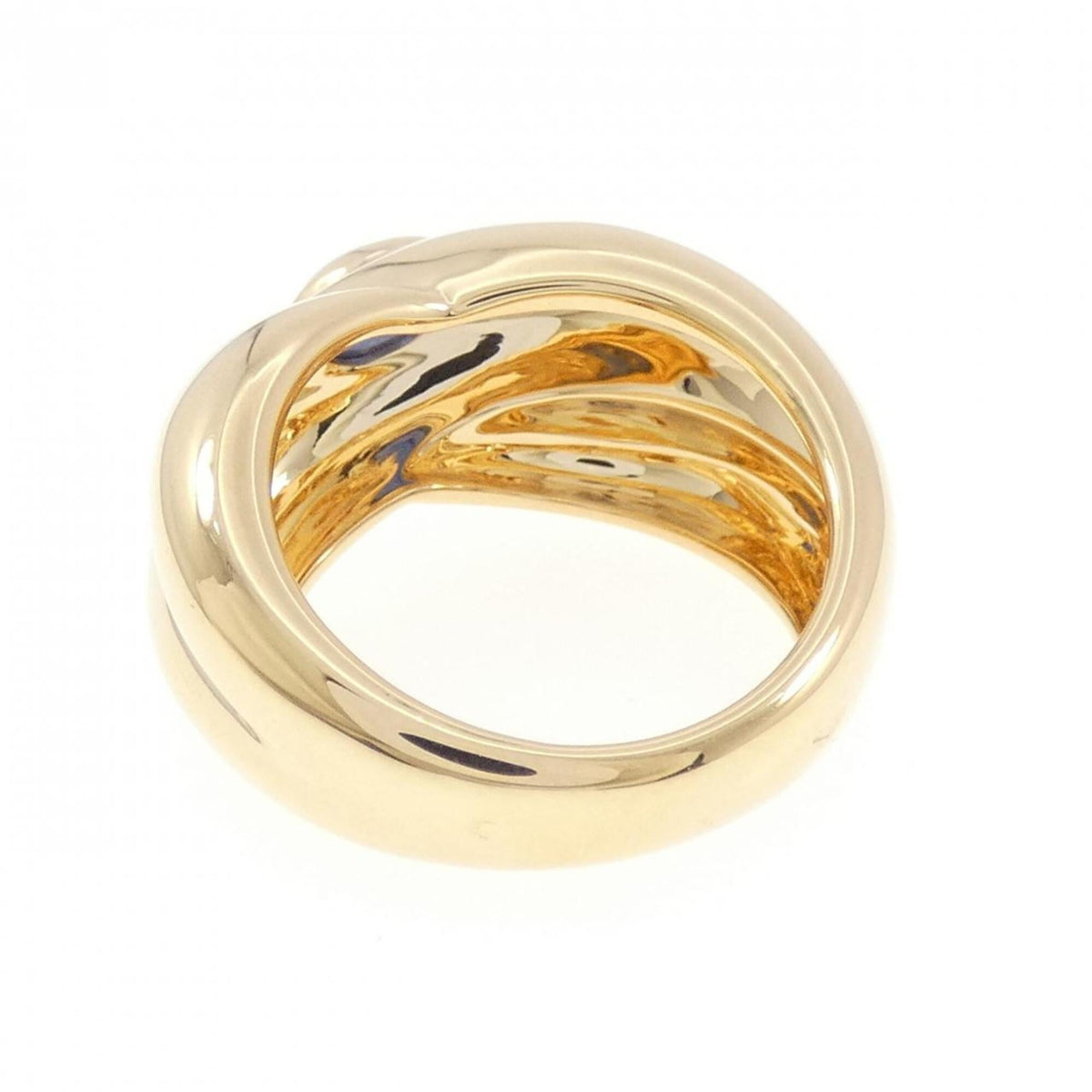 Cartier Colisée Ring 18K Yellow Gold with Sapphire – view 3