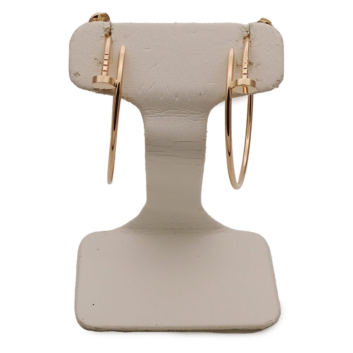 Cartier Juste un Clou Hoop Earrings 18K Rose Gold Large 18K Rose Gold – view 2