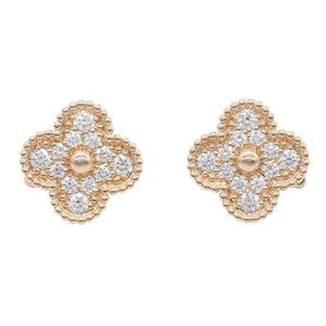 Van Cleef & Arpels Vintage Alhambra Earrings 18K Rose Gold 18K Rose Gold - view 1