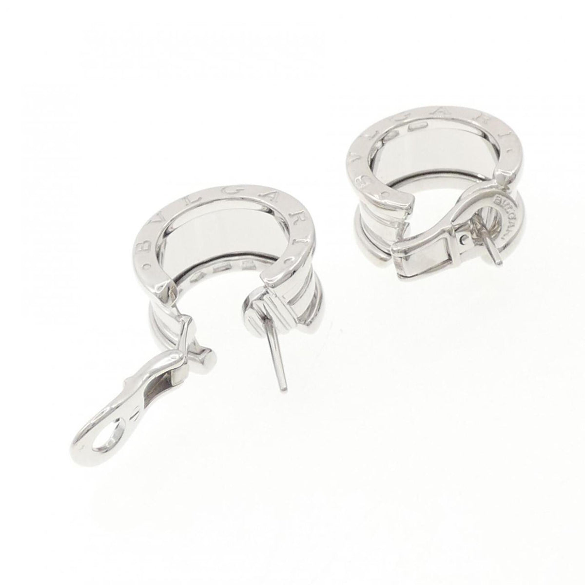 B.Zero1 Stud Earrings 18K White Gold 18K White Gold