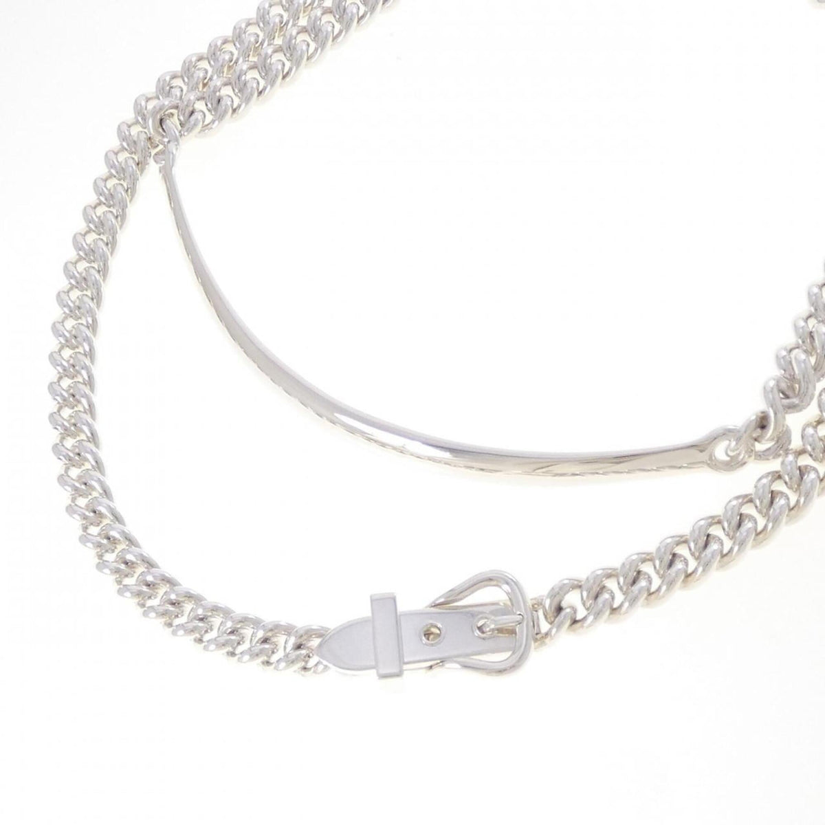 Boucles Sellier Inflexible Pendant Necklace Sterling Silver