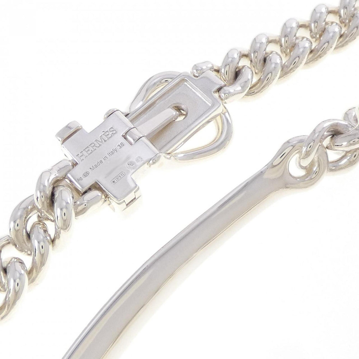 Boucles Sellier Inflexible Pendant Necklace Sterling Silver