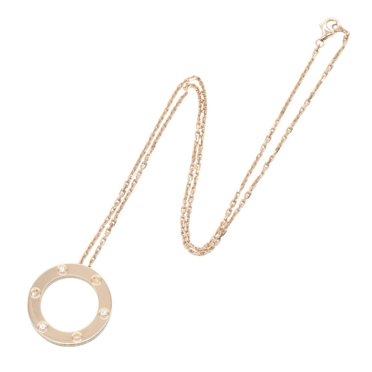 Cartier Love Pendant Necklace 18K Rose Gold with Diamond – view 2