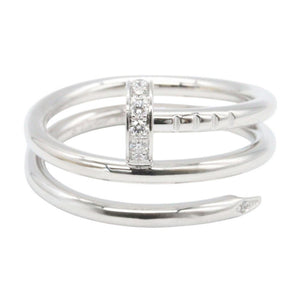 Cartier Juste un Clou Ring 18K White Gold with Diamond - view 2