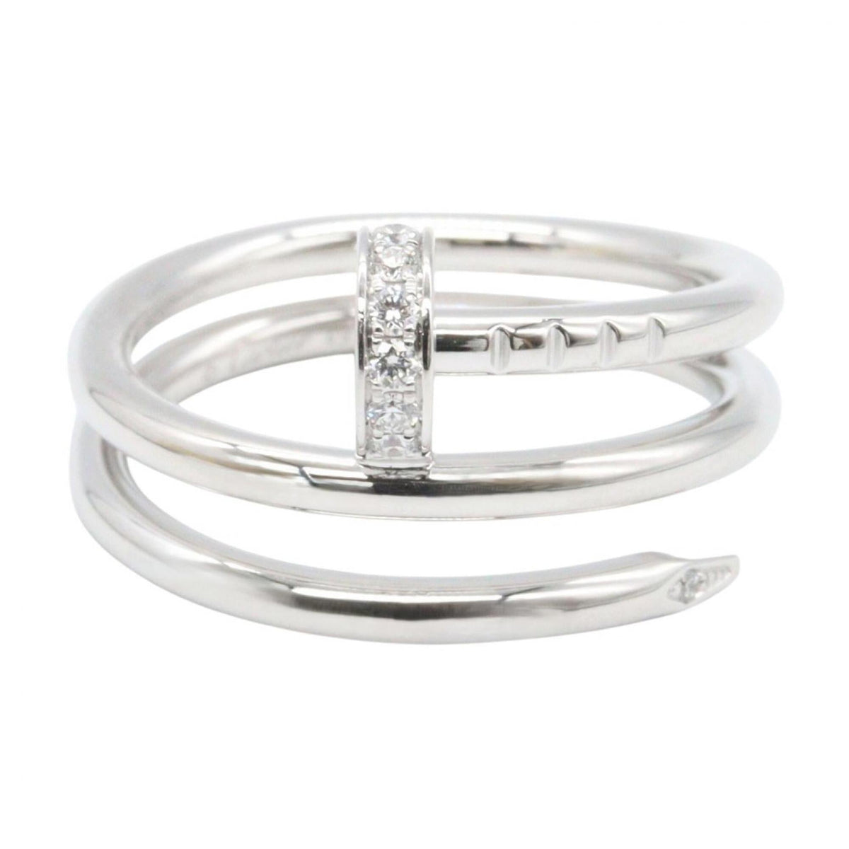 Cartier Juste un Clou Ring 18K White Gold with Diamond – view 2