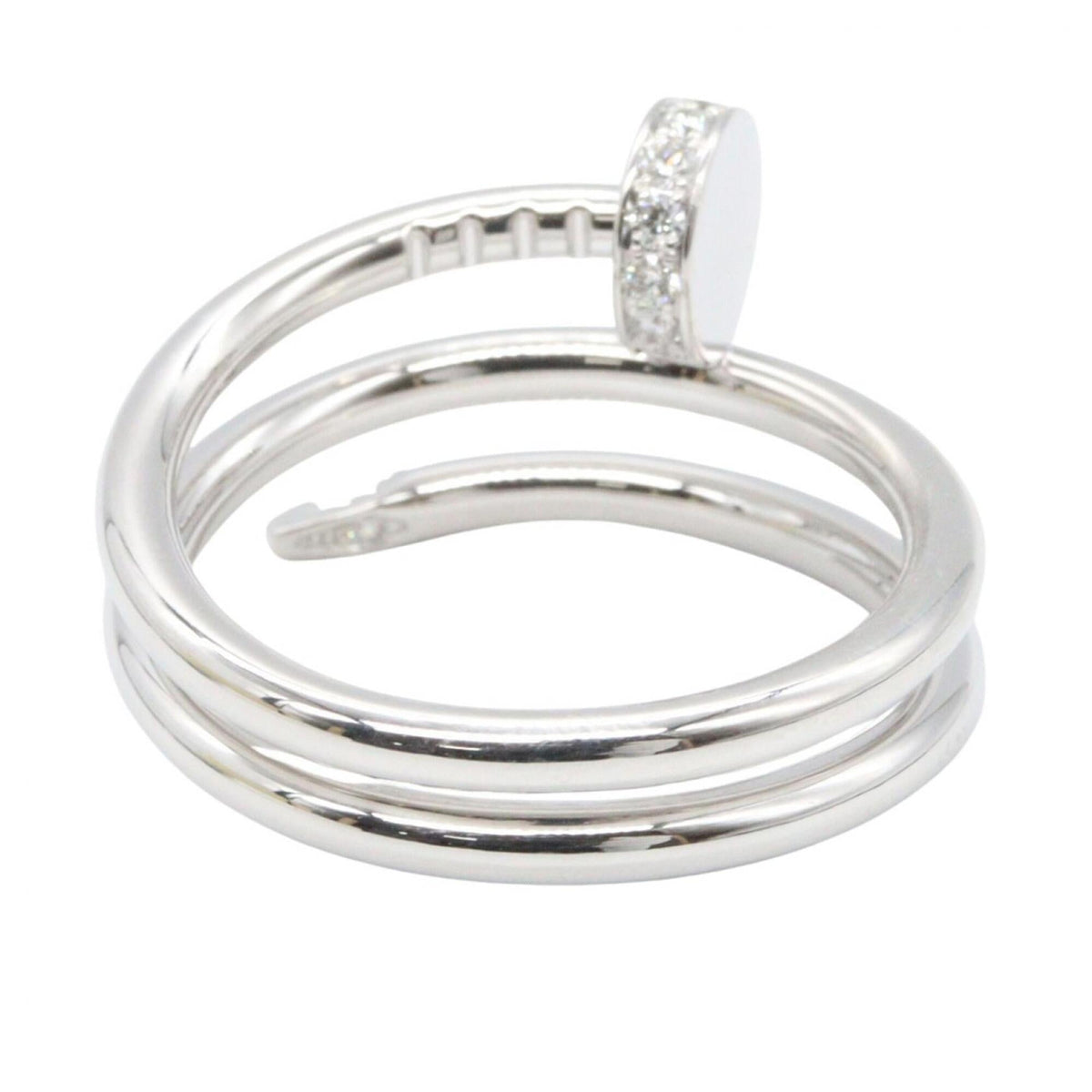 Cartier Juste un Clou Ring 18K White Gold with Diamond – view 3