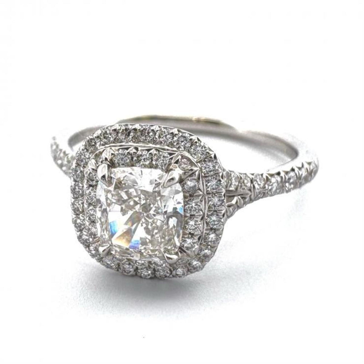 Tiffany & Co. Soleste Ring Platinum with Diamonds