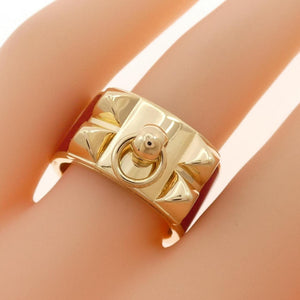 Hermes Collier de Chien Ring 18K Yellow Gold - view 5