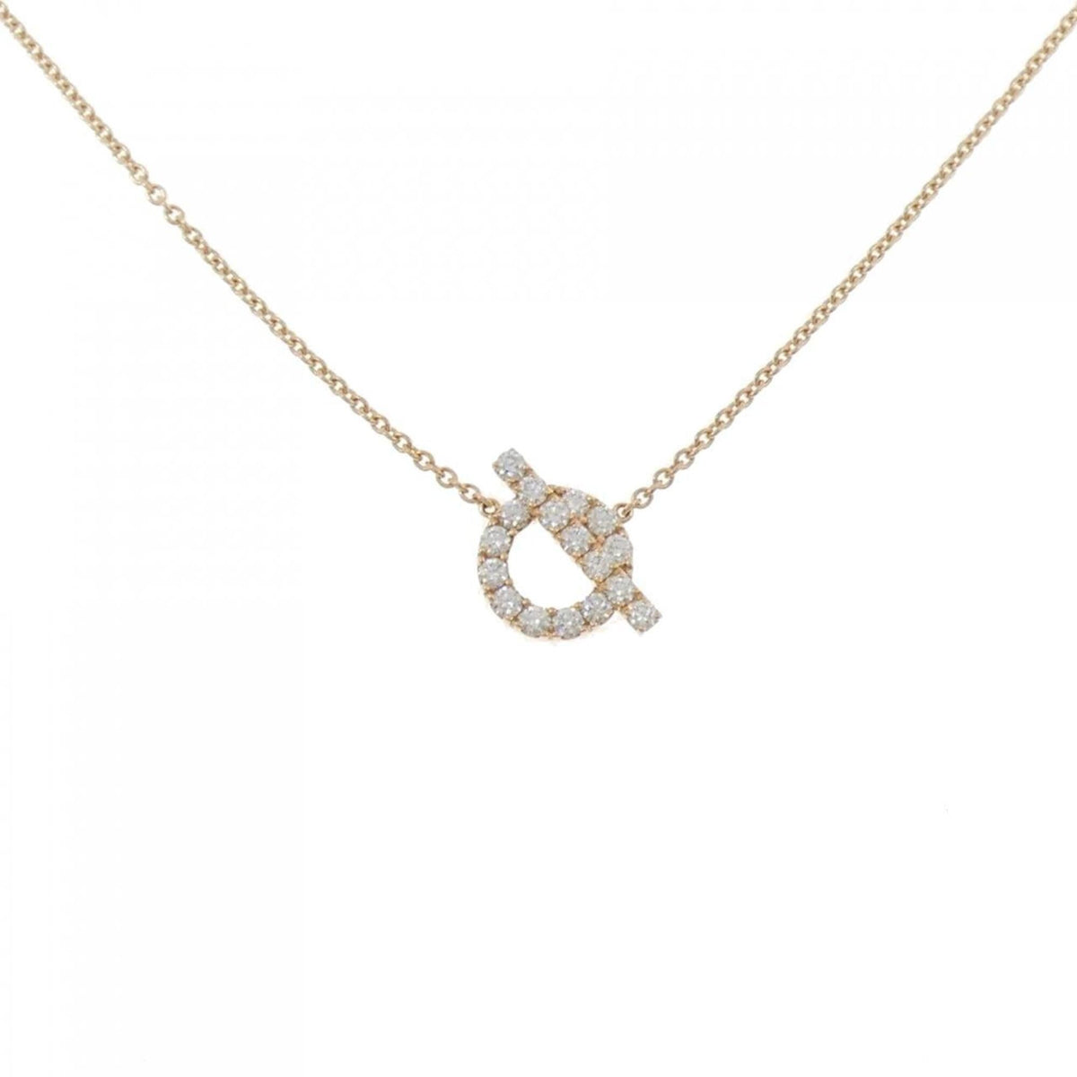 Pendant Necklace 18K Rose Gold with Diamond