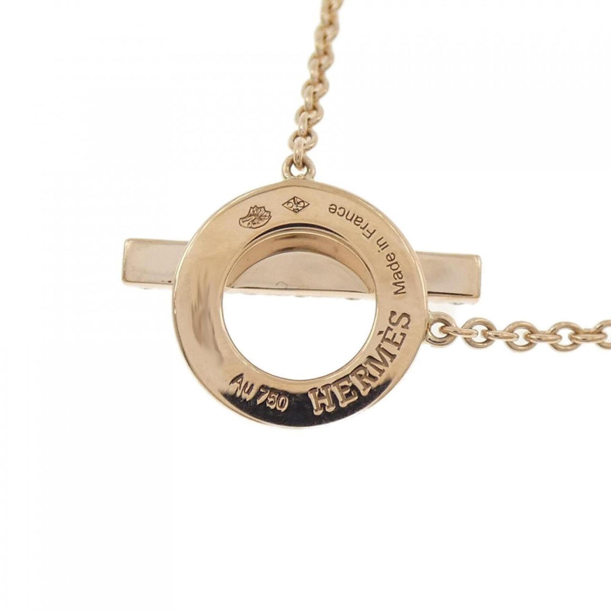 Pendant Necklace 18K Rose Gold with Diamond