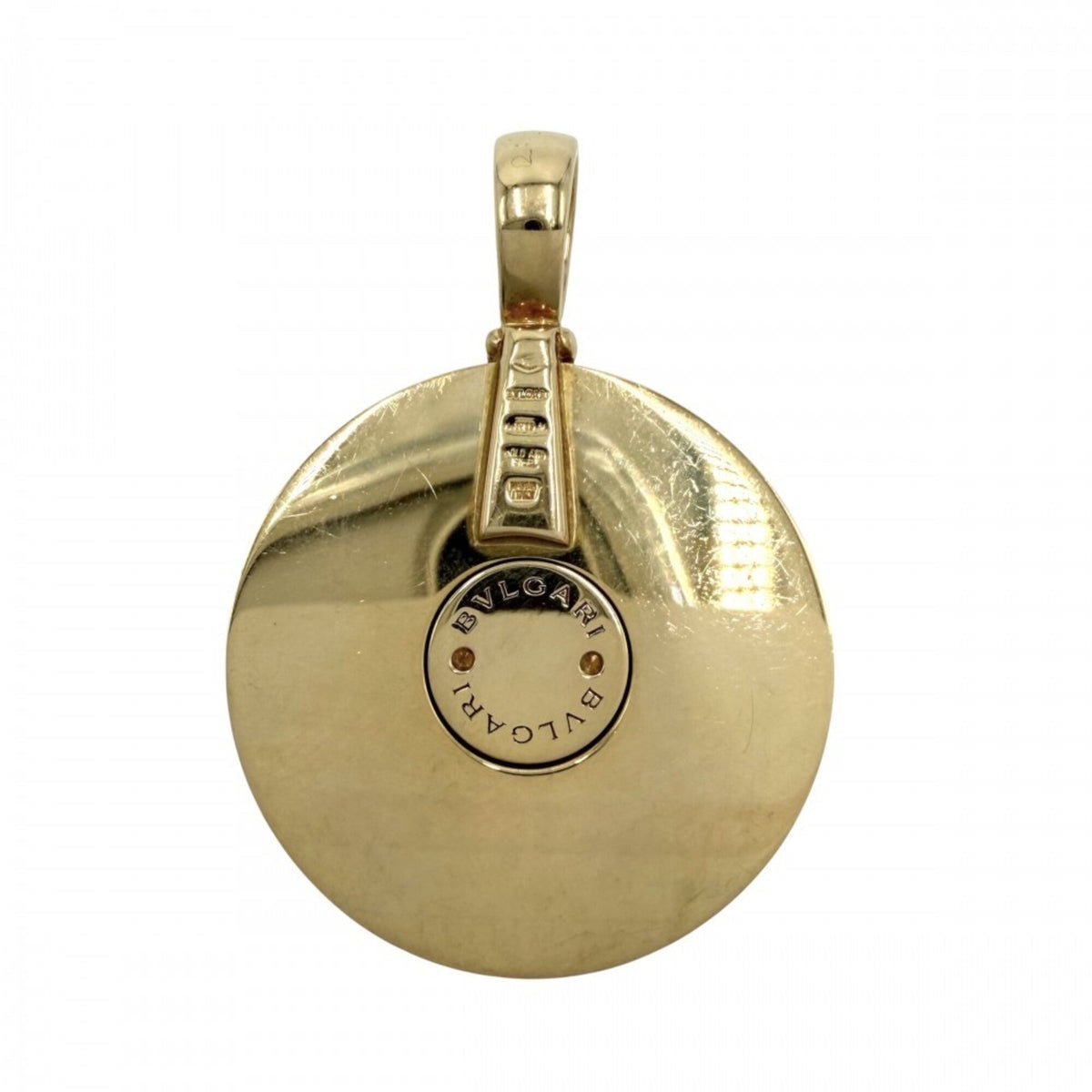 Pendant Necklace 18K Yellow Gold with Mother of Pearl