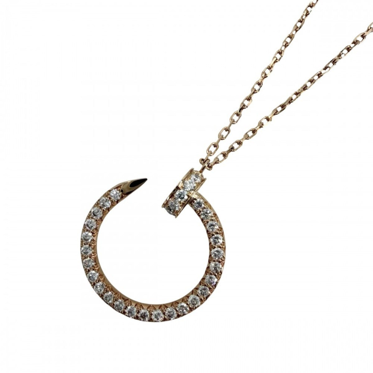Cartier Juste un Clou Pendant Necklace 18K Rose Gold