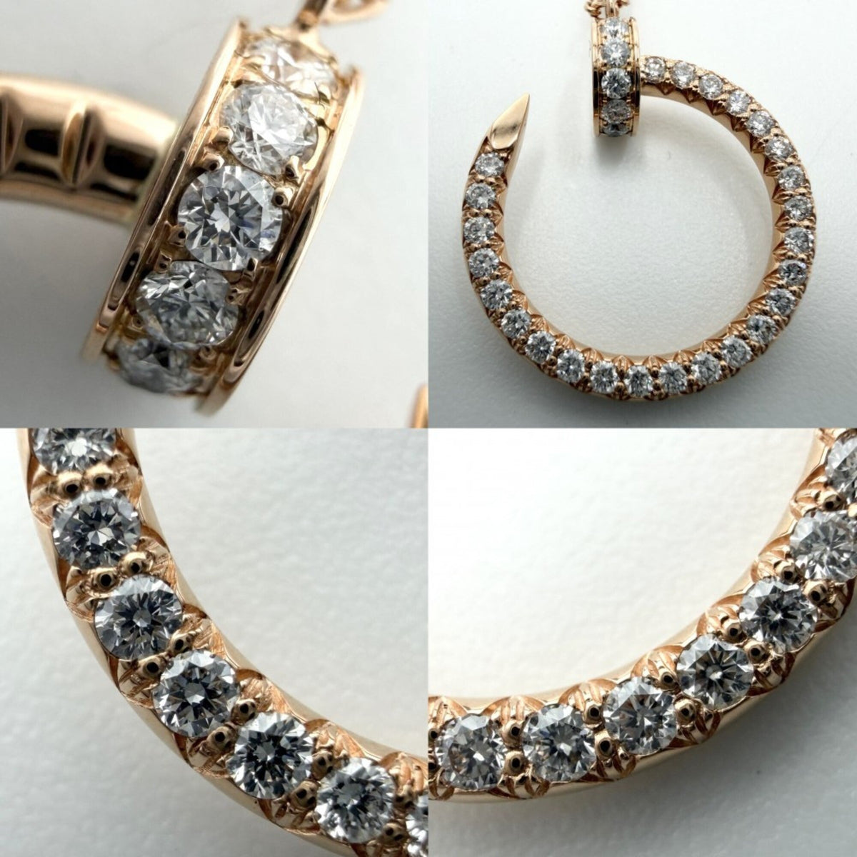 Cartier Juste un Clou Pendant Necklace 18K Rose Gold – view 3