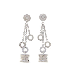Bvlgari Earrings 18K White Gold - view 1
