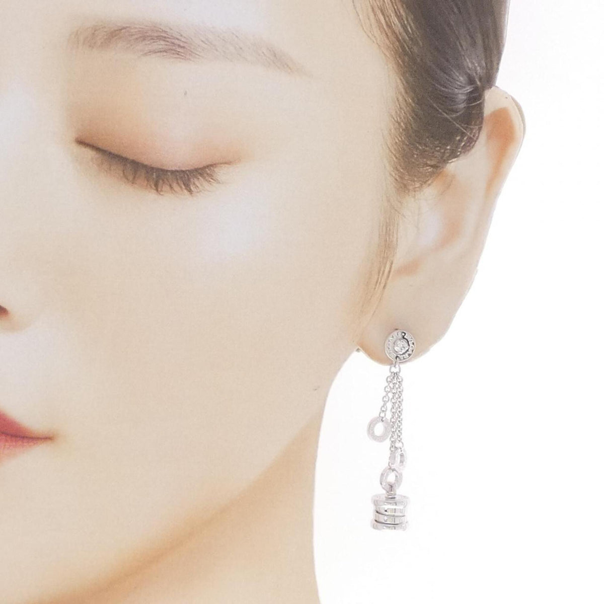Earrings 18K White Gold