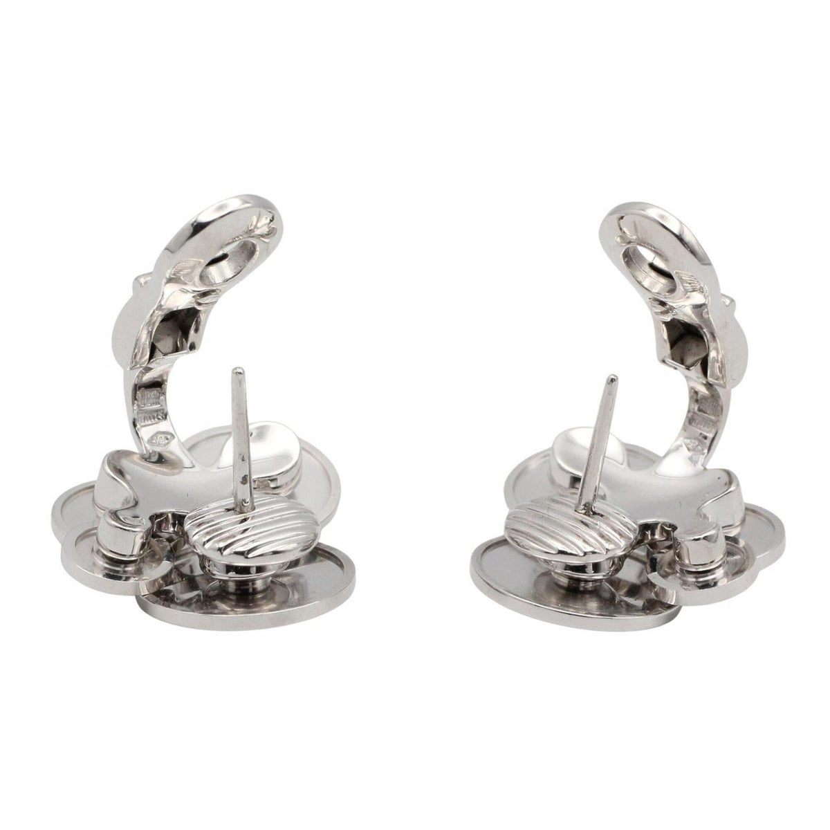 Earrings 18K White Gold
