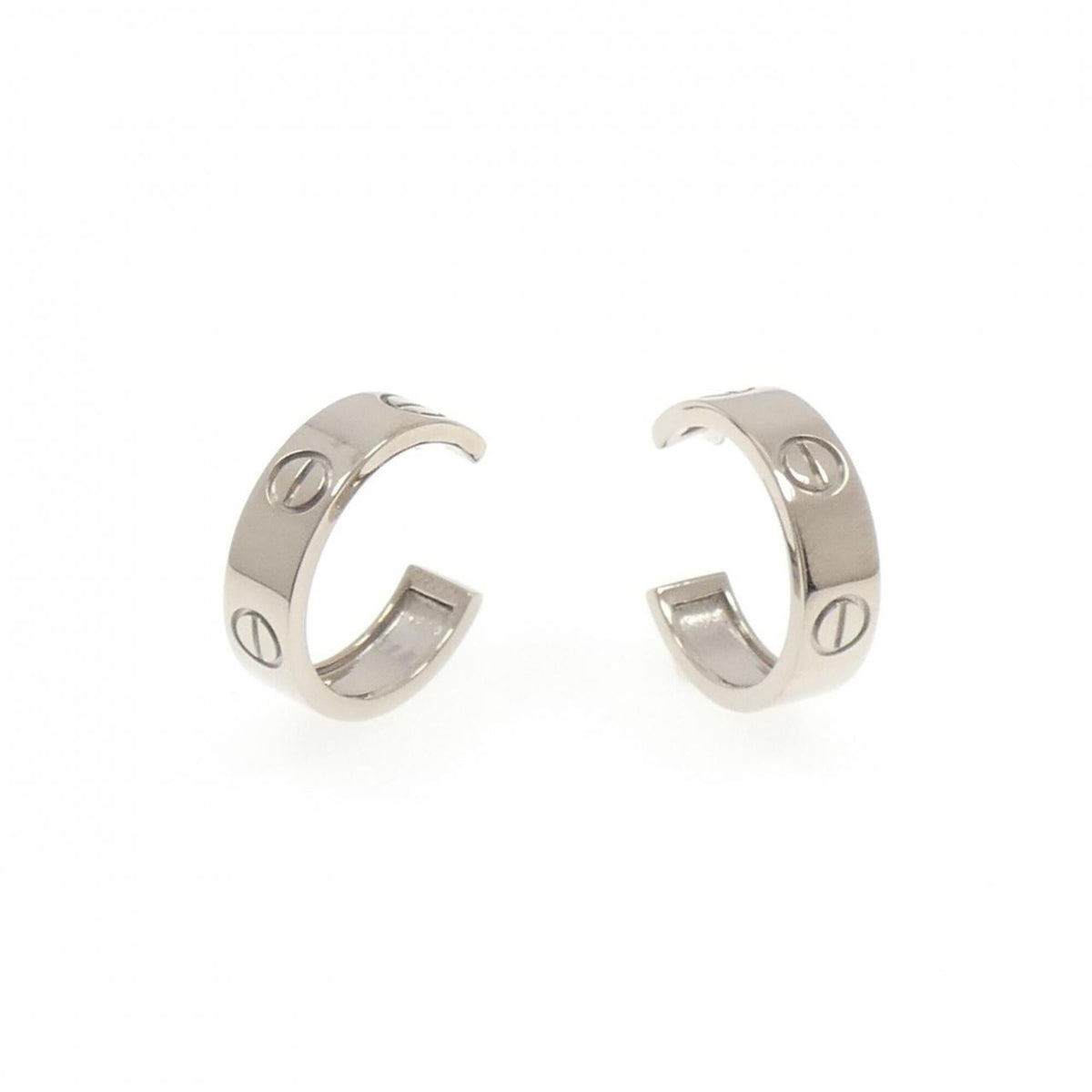 Cartier Love Stud Earrings 18K White Gold 18K White Gold