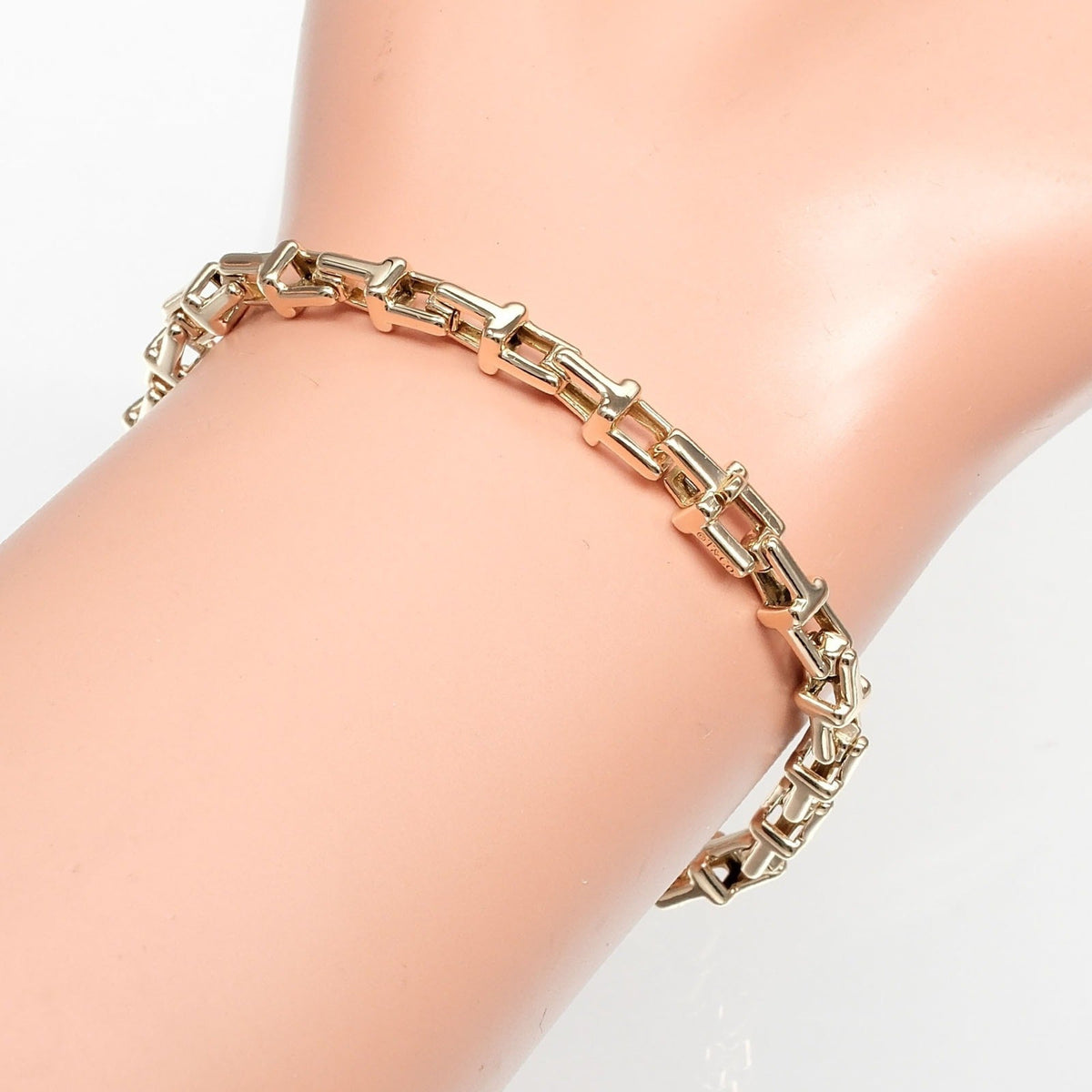 T Narrow Bracelet 18K Rose Gold