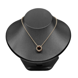 Bvlgari B.Zero1 Pendant Necklace 18K Rose Gold with Diamond - view 2