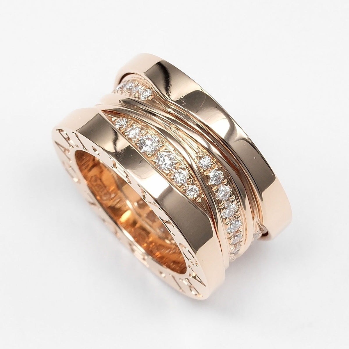 B.Zero1 Pendant Necklace 18K Rose Gold with Diamond
