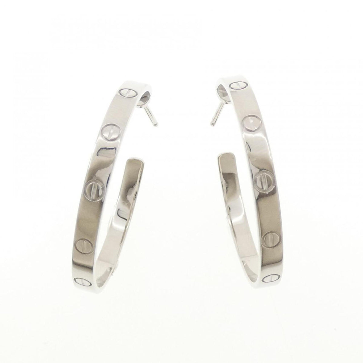 Cartier Earrings 18K White Gold