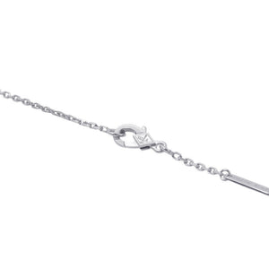 Van Cleef & Arpels Pendant Necklace 18K White Gold Small with Grey Mother of Pearl and Diamond - view 6