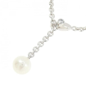 Cartier Pendant Necklace 18K White Gold with Diamond and Freshwater Pearl - view 3