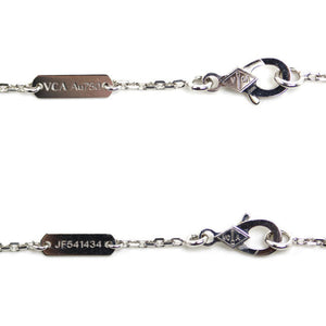 Van Cleef & Arpels Vintage Alhambra Pendant Necklace 18K White Gold and 18K Rose Gold - view 5
