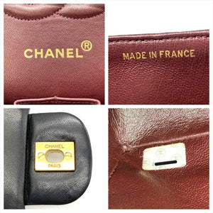 Chanel Vintage Classic Double Flap Bag Quilted Lambskin Medium - view 9